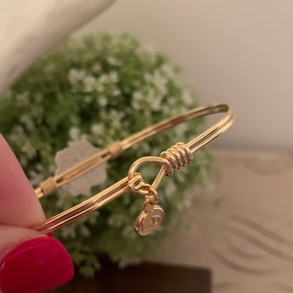 Luca + Danni Gold Bracelet with Poinsettia Flower - Picture 10 of 17